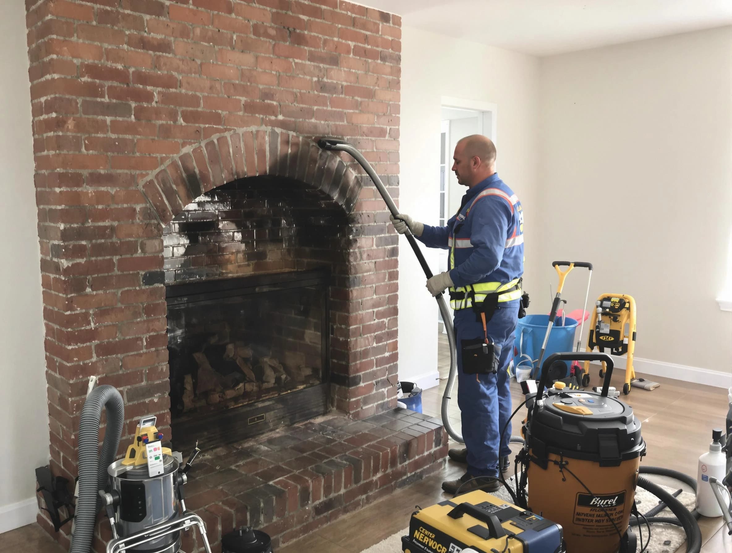 Sun Lakes Chimney Sweep expert performing detailed chimney sweep in Sun Lakes, AZ