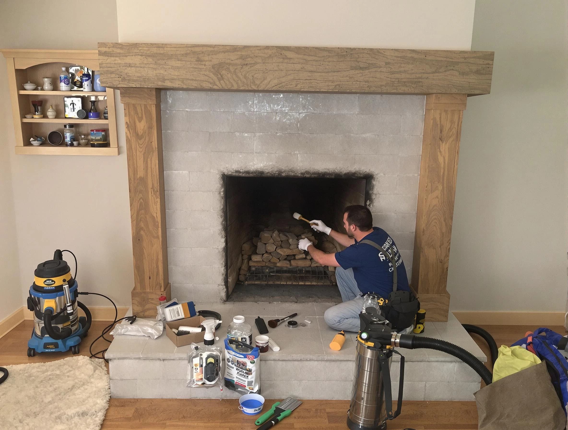 Detailed creosote removal process by Sun Lakes Chimney Sweep in Sun Lakes, AZ