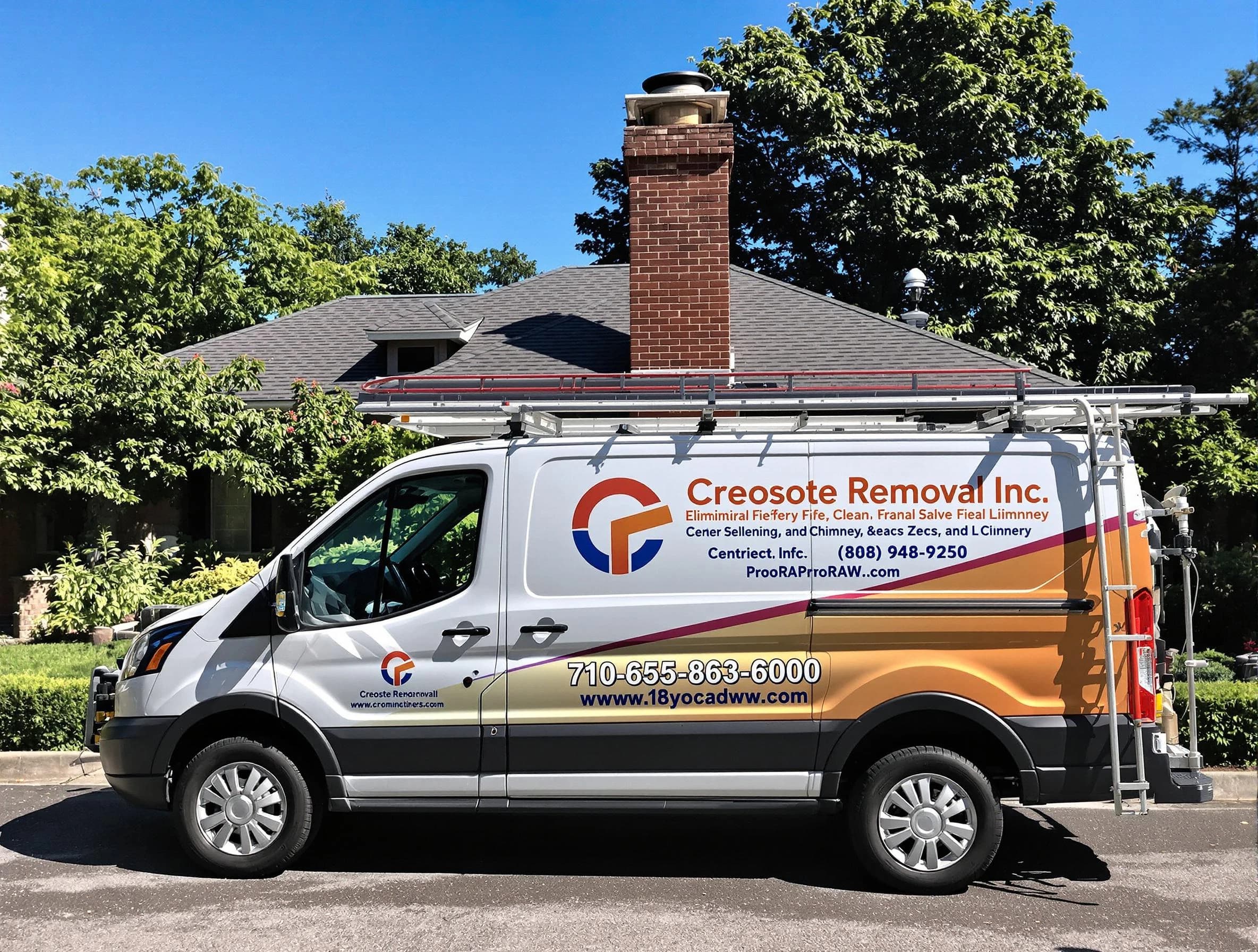 Sun Lakes Chimney Sweep technician removing creosote safely in Sun Lakes, AZ