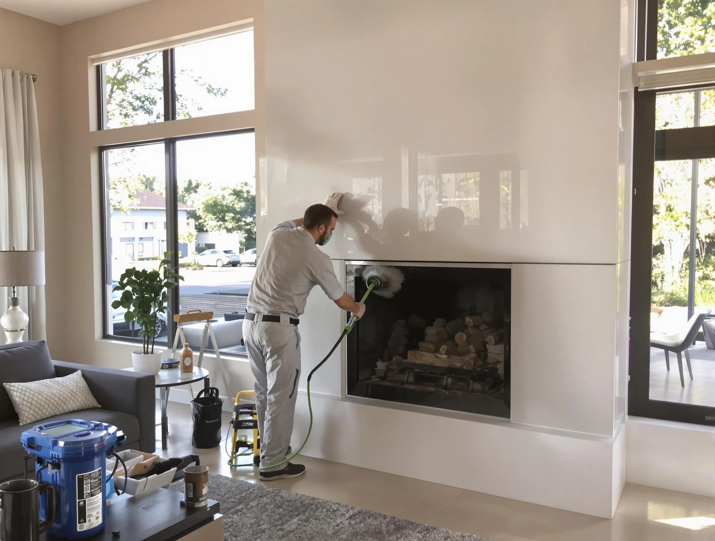 Sun Lakes Chimney Sweep performing thorough soot removal in Sun Lakes, AZ