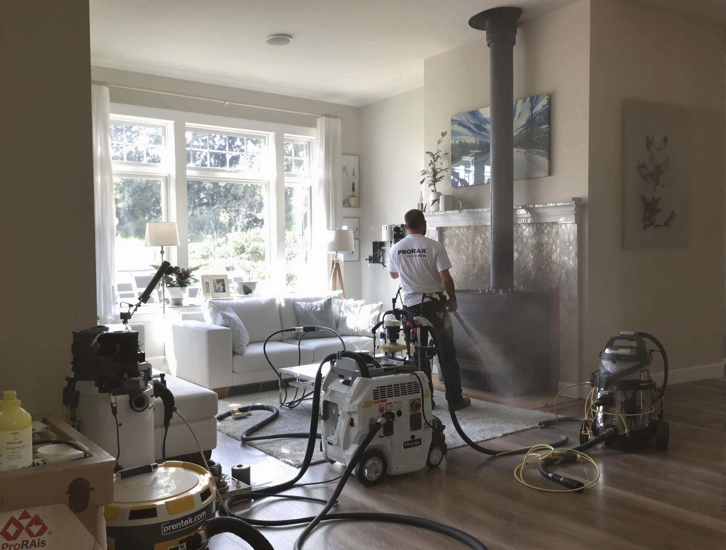 Soot removal service by Sun Lakes Chimney Sweep for a fireplace in Sun Lakes, AZ