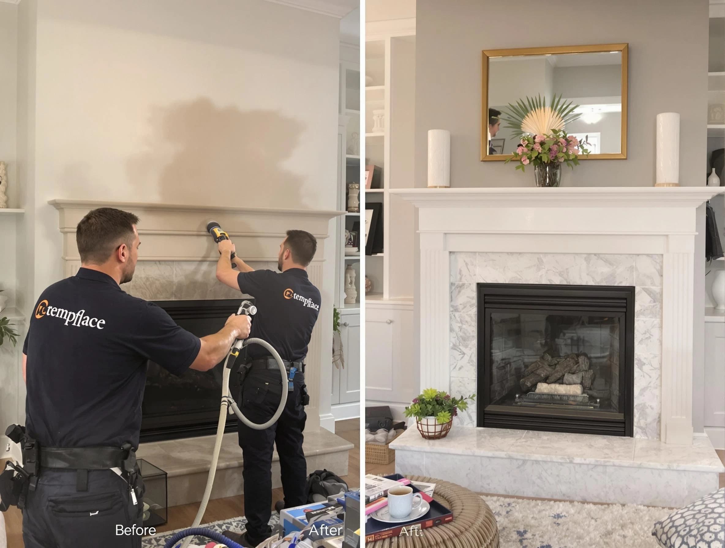 Professional soot removal by Sun Lakes Chimney Sweep team in Sun Lakes, AZ