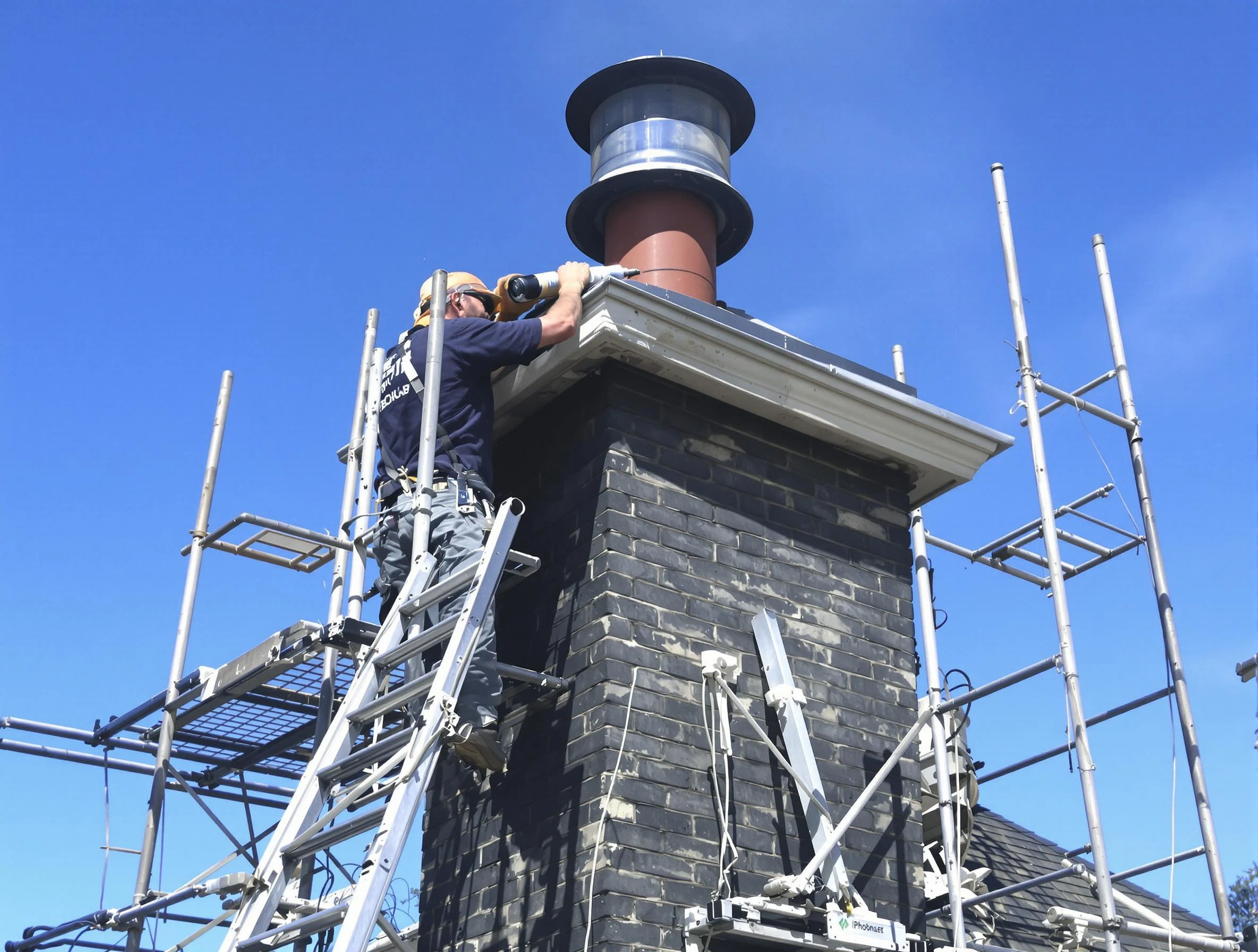 Sturdy chimney crown finished by Sun Lakes Chimney Sweep in Sun Lakes, AZ